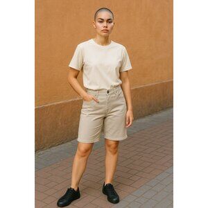 WIT & WISDOM Women Khaki "Ab" Solution Shorts 0